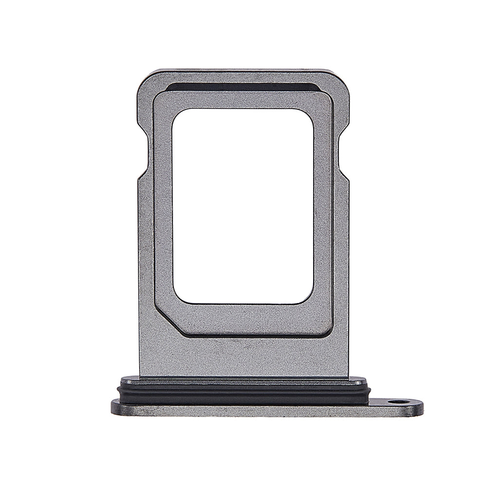 For Apple iPhone 14 Pro Max Sim Kaarthouder Ruimte Zwart Getrokken