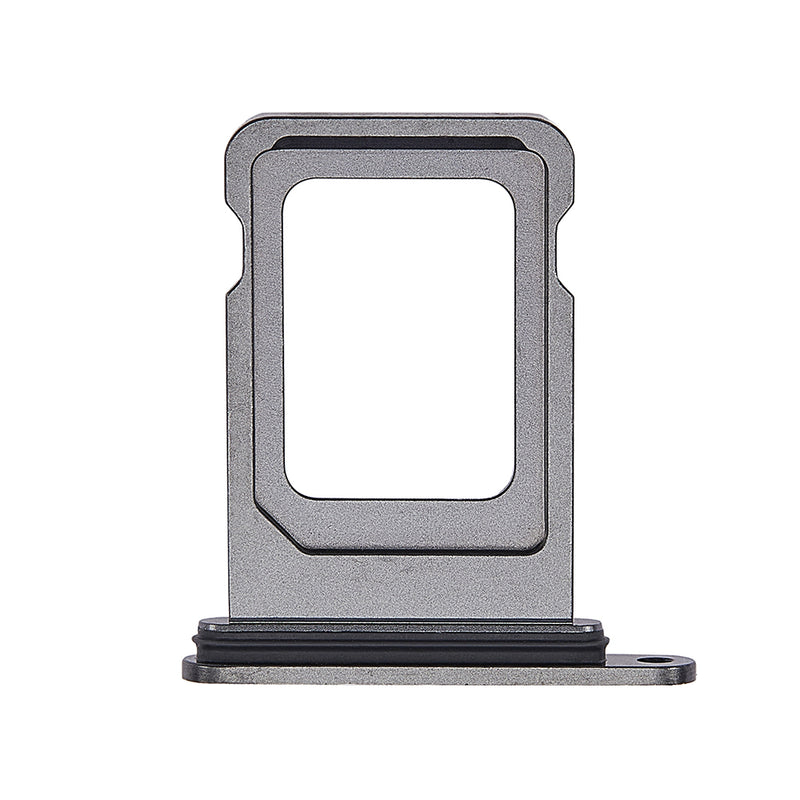 For Apple iPhone 14 Pro Max Sim Kaarthouder Ruimte Zwart Getrokken