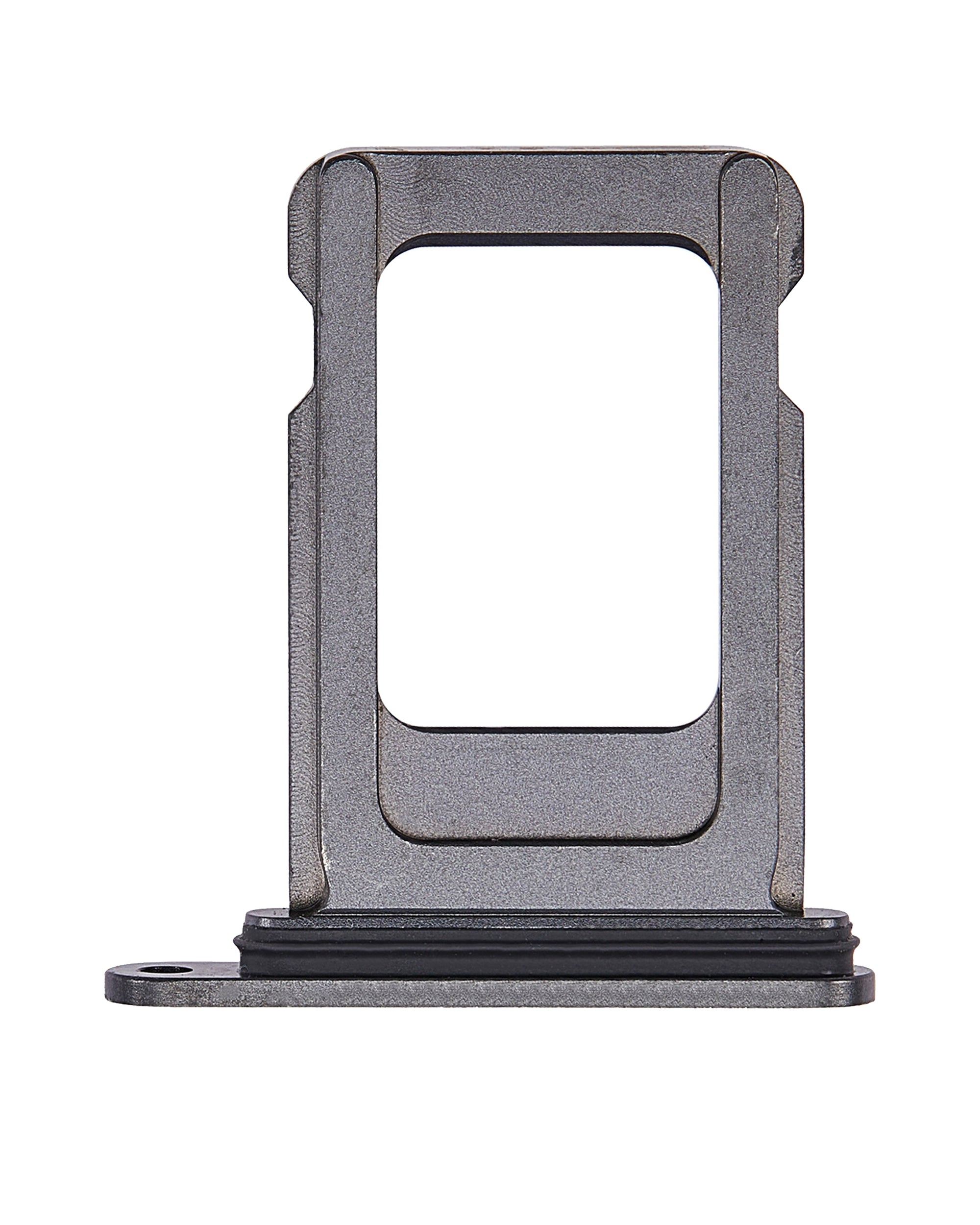 For Apple iPhone 14 Pro Max Sim Kaarthouder Ruimte Zwart Getrokken