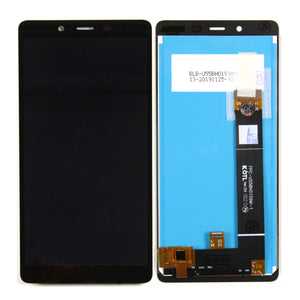 Nokia 1 Plus-scherm en digitizer zonder frame, zwart, OEM