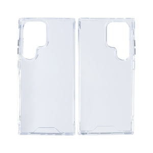 Rixus Anti Shock Hoesje TPU Voor Samsung Galaxy S24 Ultra 5G Transparant