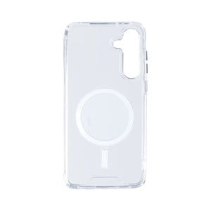 Rixus Anti Shock Case TPU With MagSafe Compatible For Samsung Galaxy S24 Plus 5G Transparent