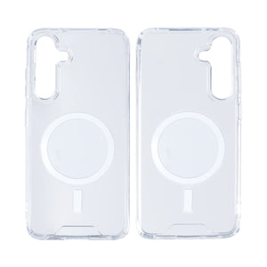 Rixus Magnetisch Transparant Hoesje Voor Samsung Galaxy S24 5G