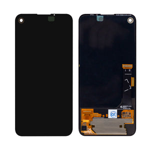 Google Pixel 4a 4G Display And Digitizer Without Frame Black Service Pack