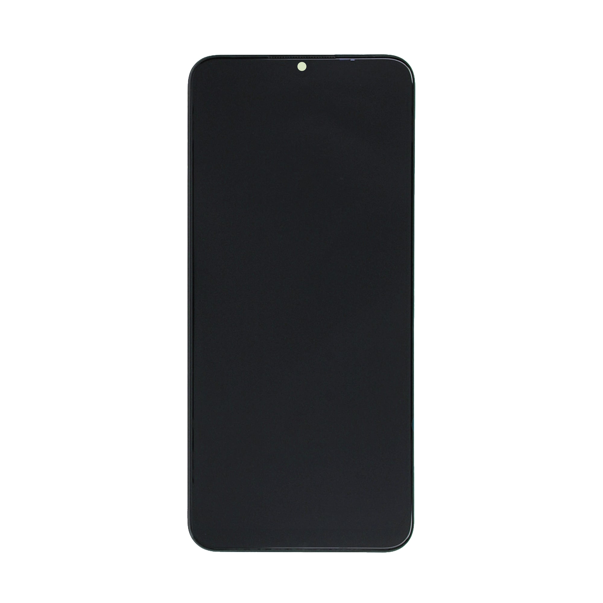 Realme C25Y-scherm en digitizer met frame, zwart OEM