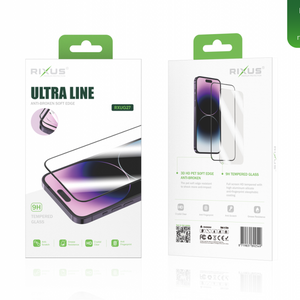 Rixus Clear HD Ultra Line Tempered Glass For Apple iPhone 15