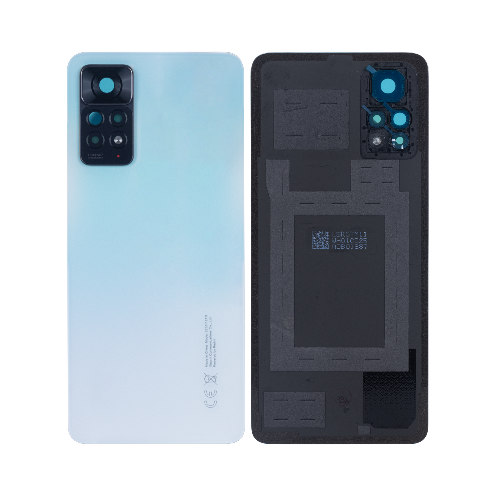Xiaomi Redmi Note 11 Pro achterkant met lens Polar White OEM