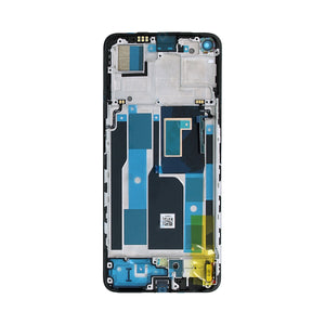 Realme 9 Pro Plus-scherm en digitizer met frame Midnight Black OEM