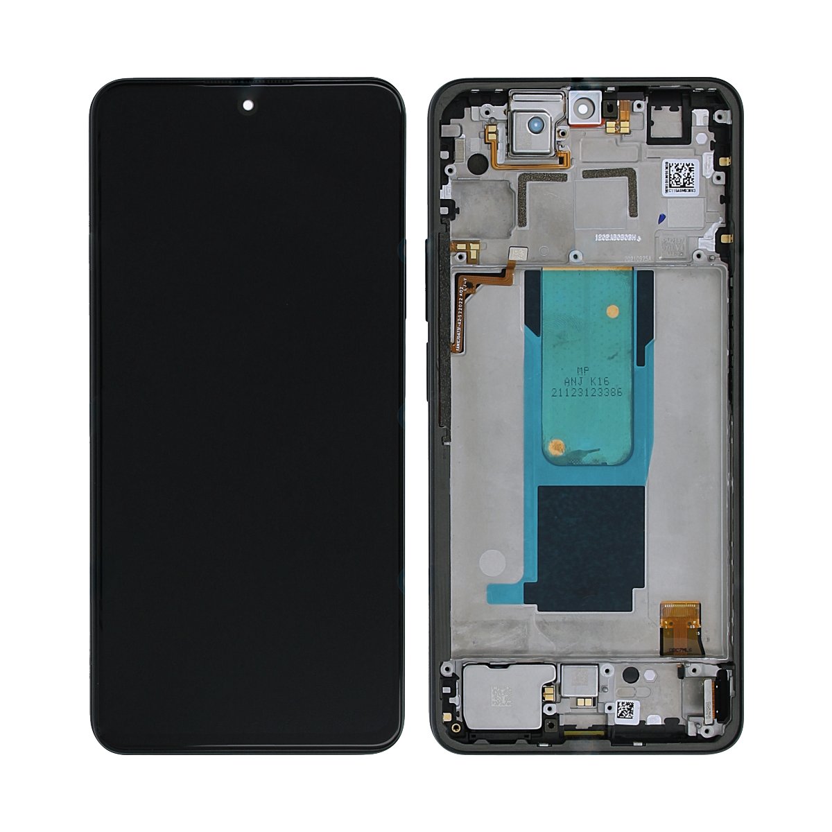 Xiaomi Redmi Note 11 Pro Plus 5G scherm en Digitizer met frame mysterieus zwart OEM