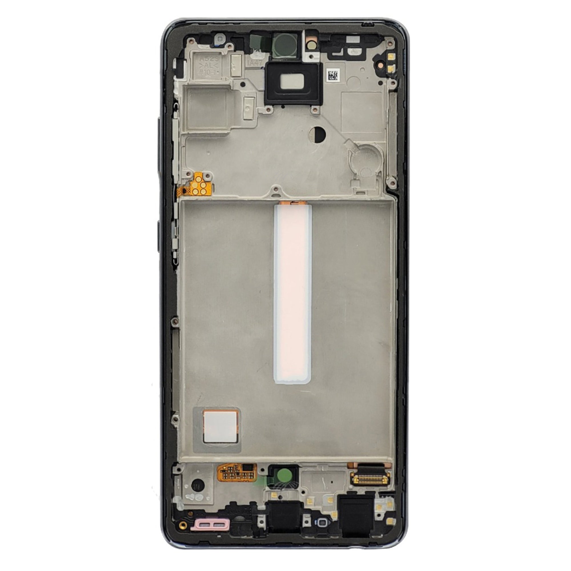 Samsung Galaxy A52 A525F, A52 5G A526B Beeldscherm en Digitizer met Frame Ontzagwekkend Zwart Service Pack