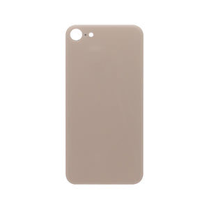 For Apple 8 achterglas, vergroot cameraframe goud compatibel