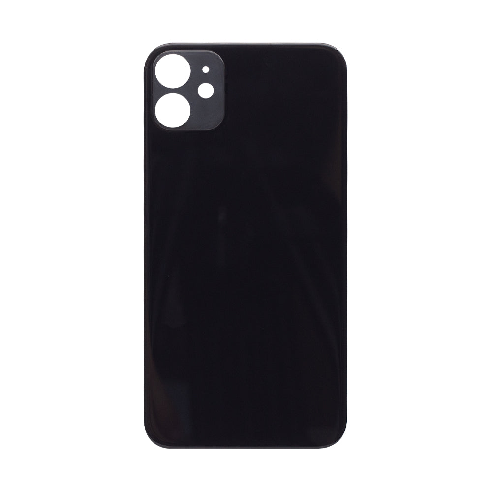 For Apple 11 achterglas, vergroot cameraframe zwart compatibel
