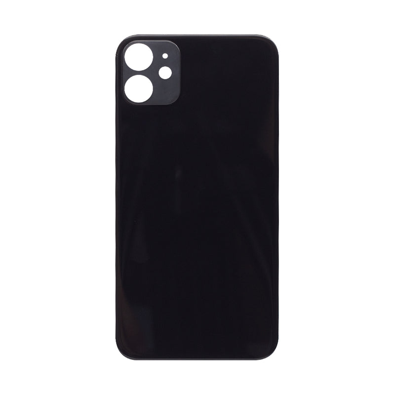 For Apple 11 achterglas, vergroot cameraframe zwart compatibel