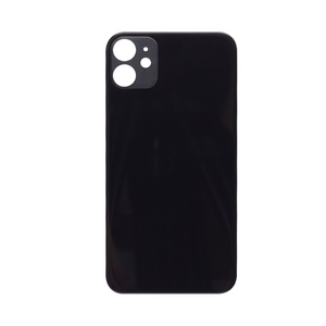 For Apple 11 achterglas, vergroot cameraframe zwart compatibel