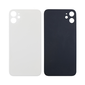 For Apple 11 achterglas, vergroot cameraframe wit compatibel