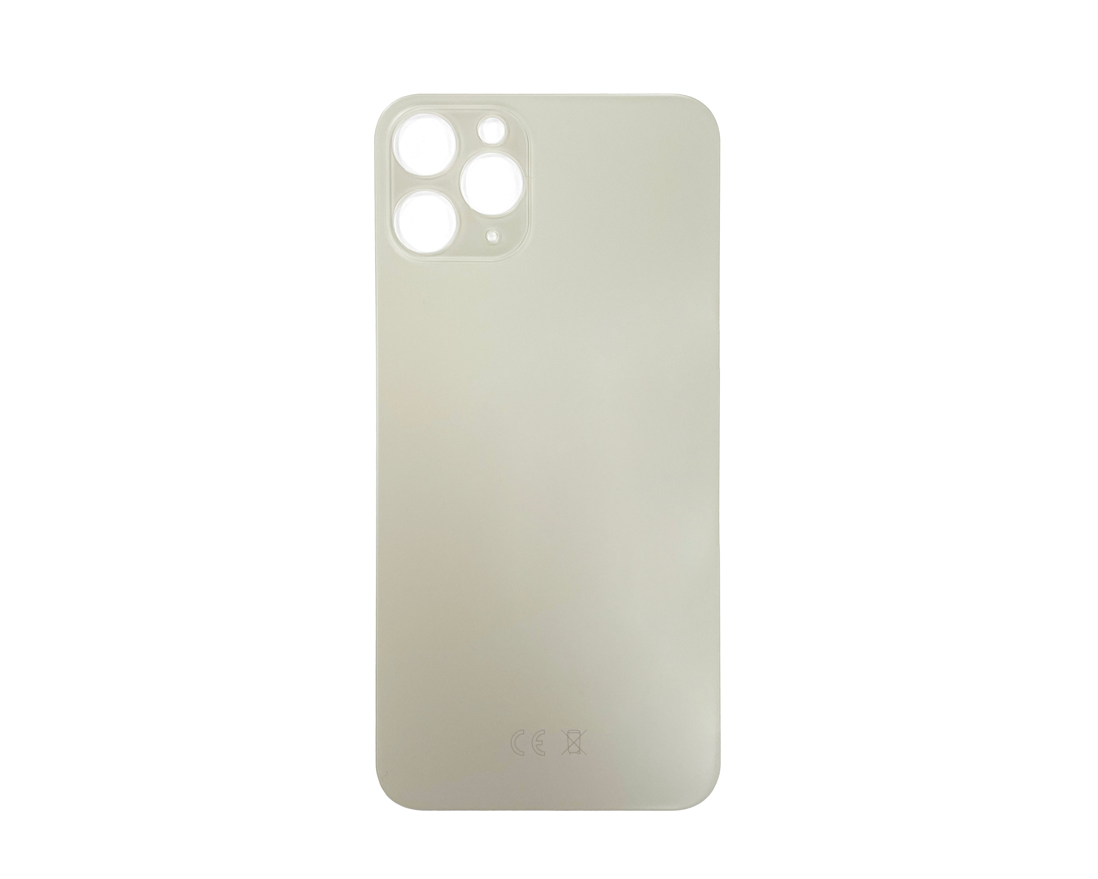 For Apple 11 Pro achterglas, vergroot cameraframe wit compatibel