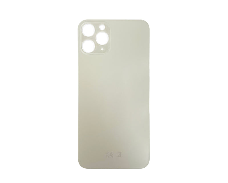 For Apple 11 Pro achterglas, vergroot cameraframe wit compatibel
