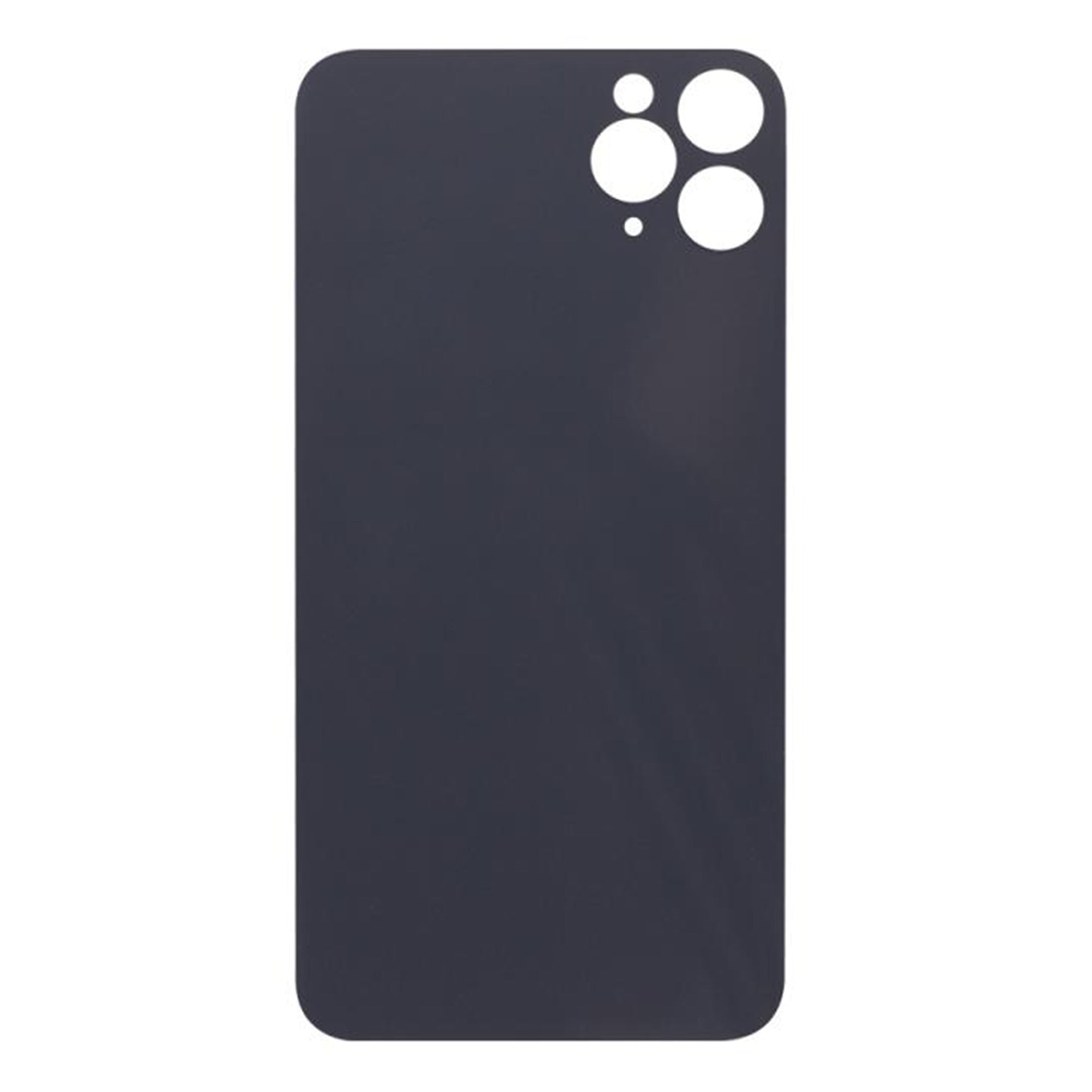 For Apple 11 Pro Max achterglas, vergroot cameraframe zwart compatibel