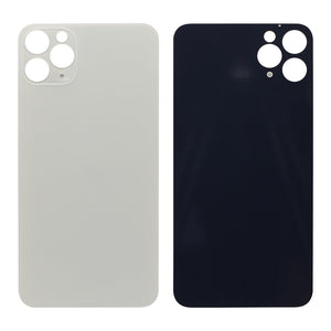 For Apple 11 Pro Max achterglas, vergroot cameraframe wit compatibel