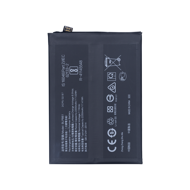 Oneplus Nord 2T, Nord 2 5G, Nord CE 5G Batterij BLP861 OEM
