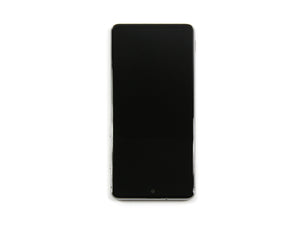 Samsung Galaxy Note 10 Lite N770F Display en digitizer met frame Aura Glow Silver Service Pack