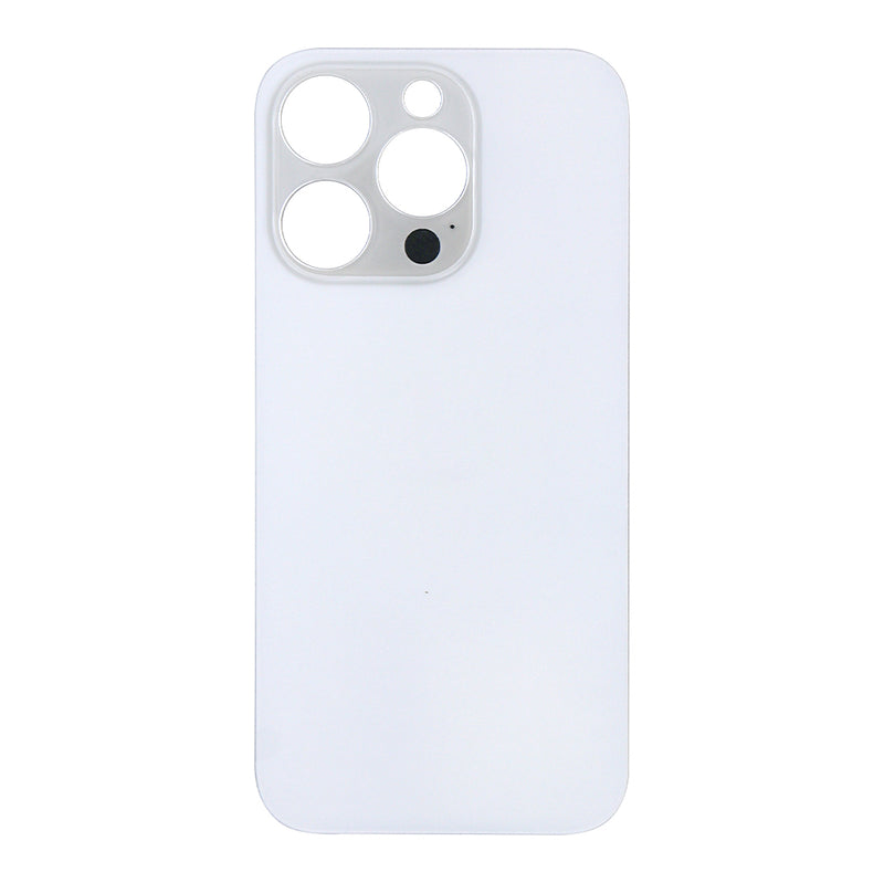 For Apple 14 Pro achterglas zonder NFC, vergroot cameraframe zilver compatibel