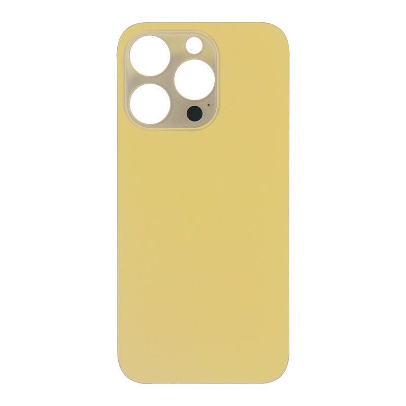 For Apple 14 Pro achterglas zonder NFC, vergroot cameraframe goud compatibel