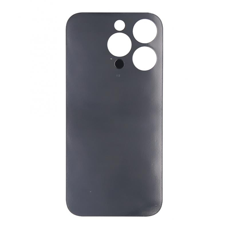 For Apple 14 Pro achterglas zonder NFC, vergroot cameraframe diep paars compatibel