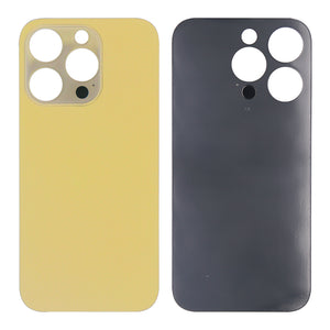 For Apple 14 Pro Max achterglas zonder NFC, vergroot cameraframe goud compatibel