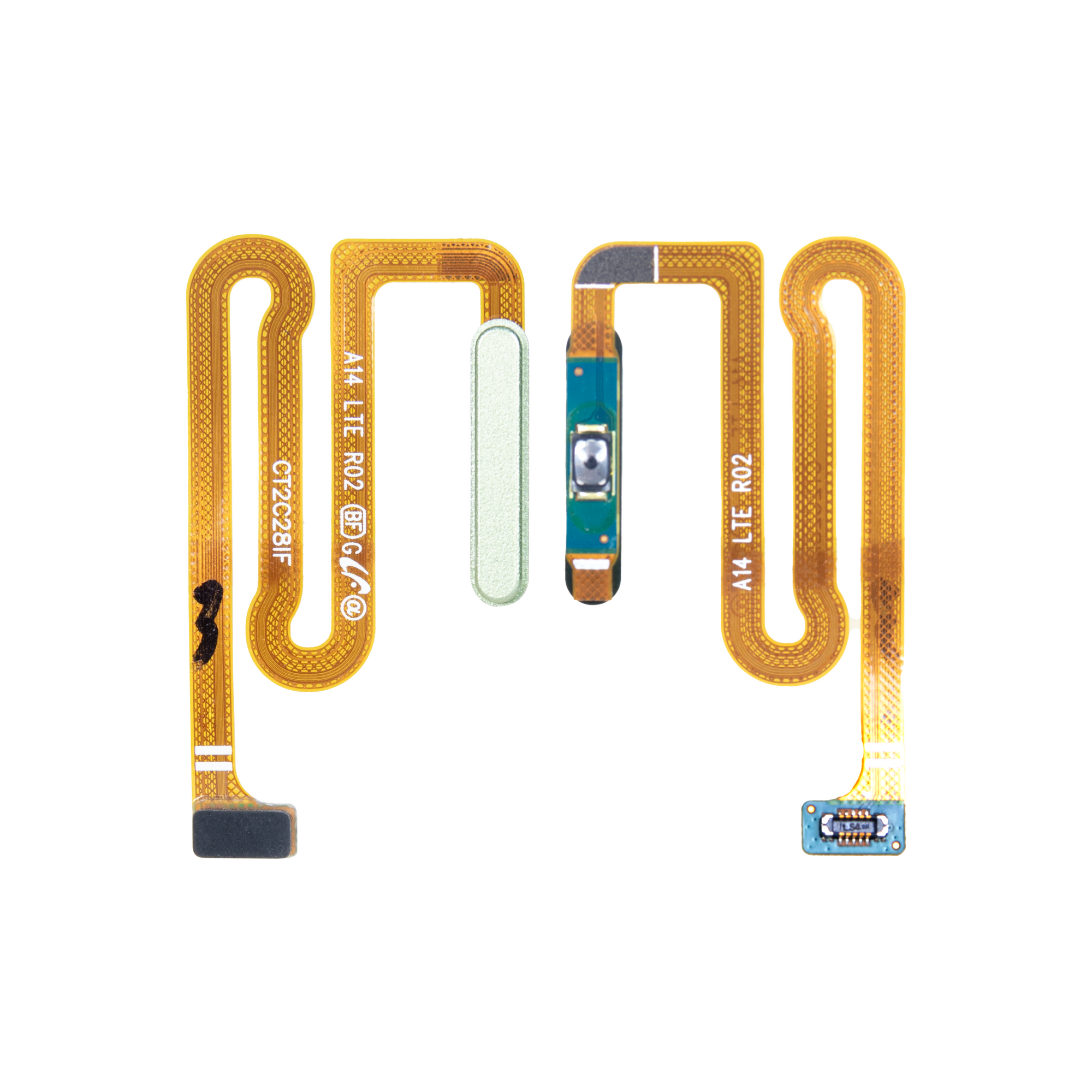 Samsung Galaxy A14 A145F Vingerafdruksensor Flex met aan/uit-knop Groen OEM
