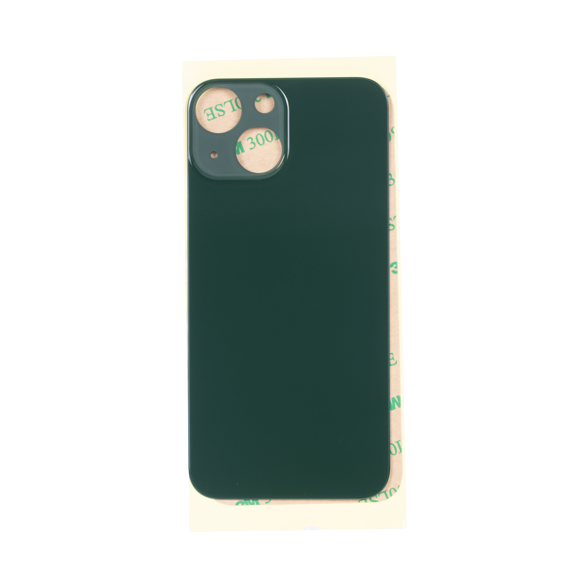 For Apple 13 Mini achterglas, vergroot cameraframe groen compatibel