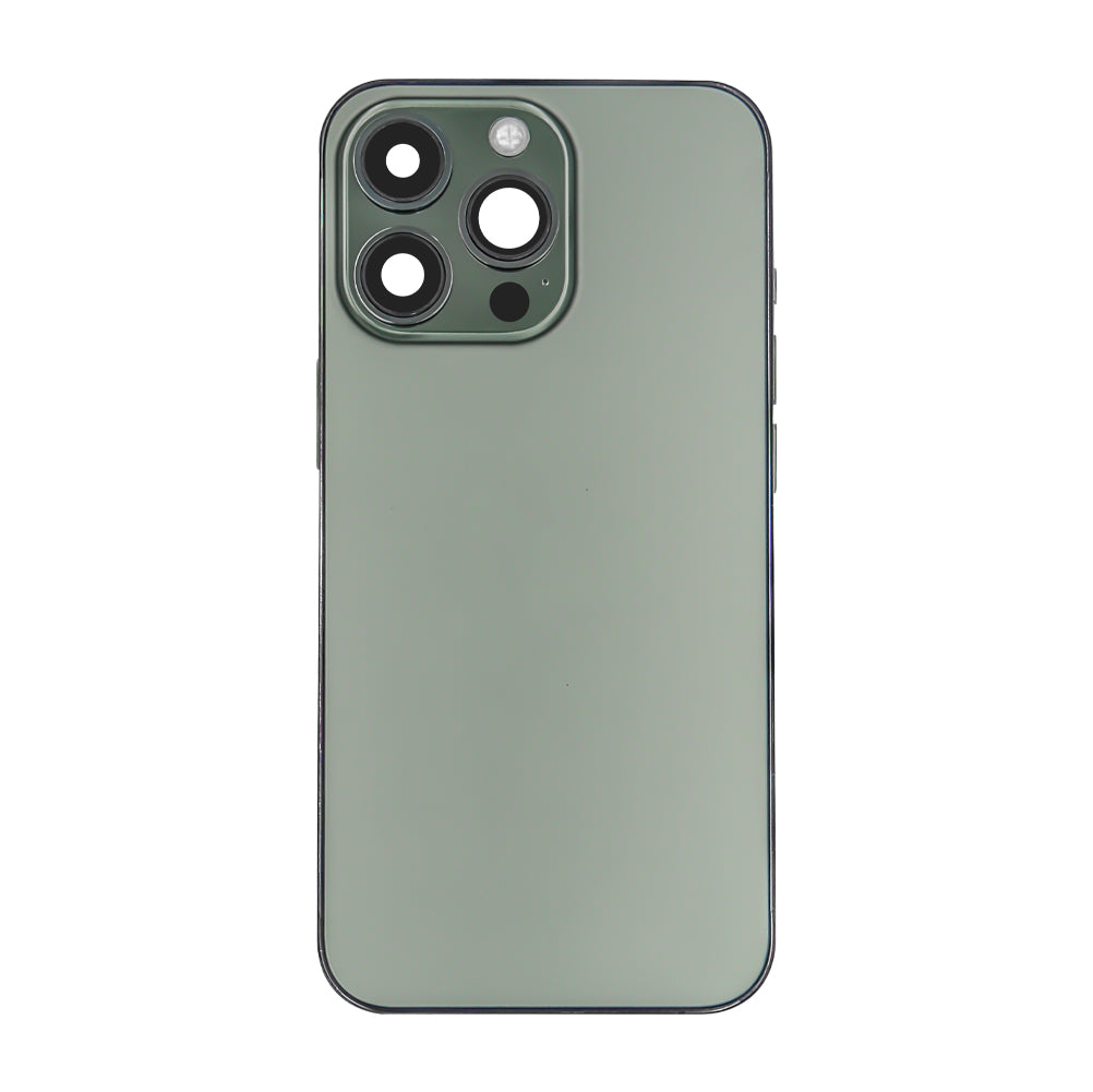 For Apple 13 Pro-behuizing met kleine onderdelen Groen OEM
