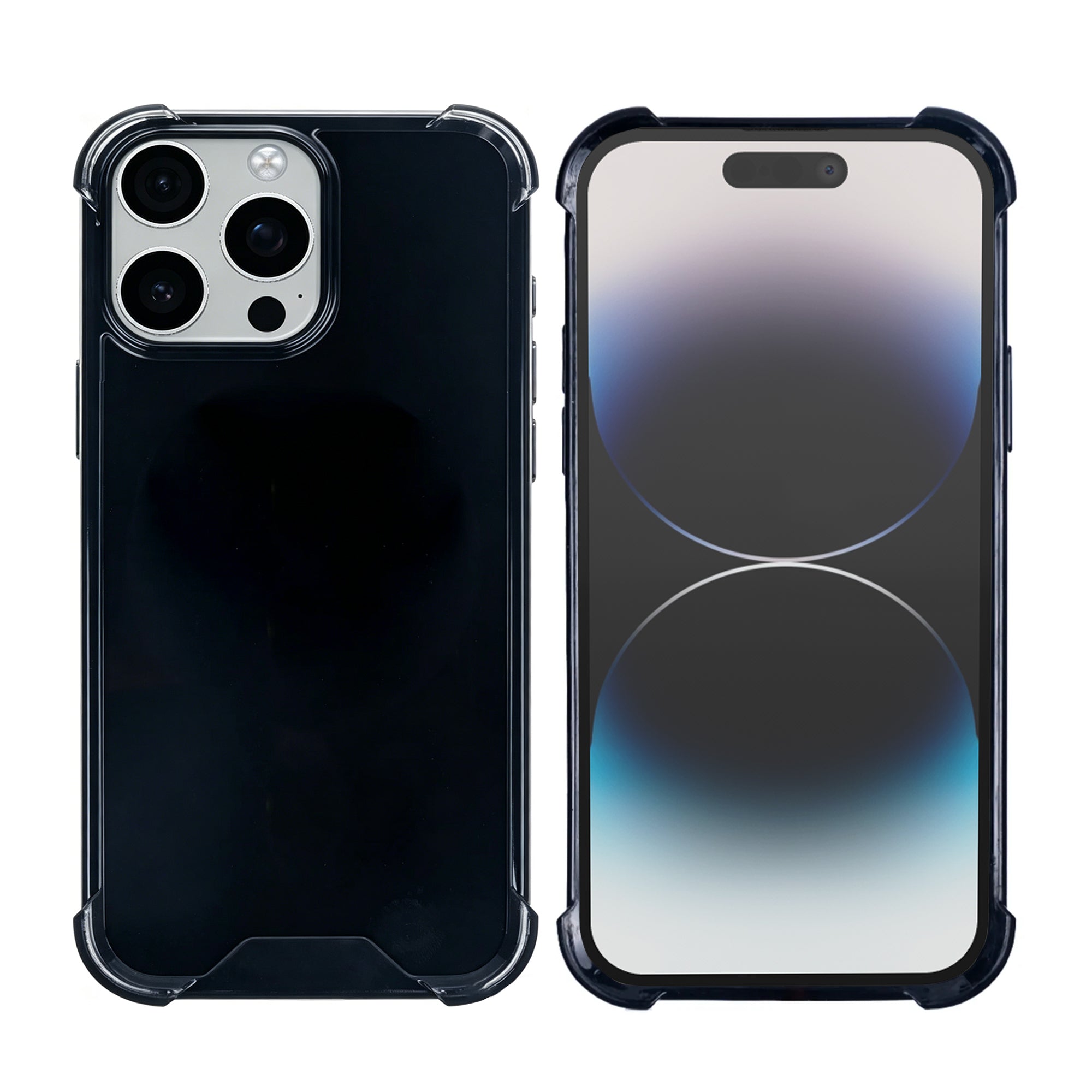 Rixus Anti-Barst Case For Apple iPhone 14 Pro Zwart
