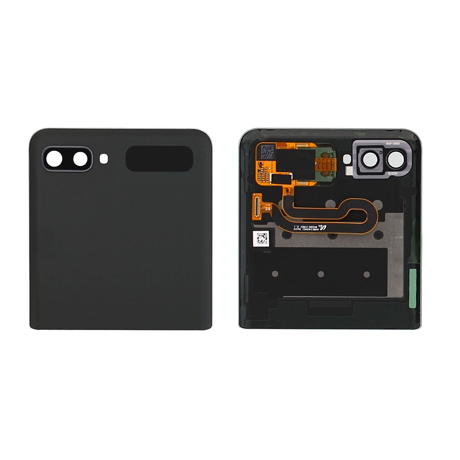 Samsung Galaxy Z Flip 5G F707B Subscherm en Digitizer Mystic Grey Service Pack