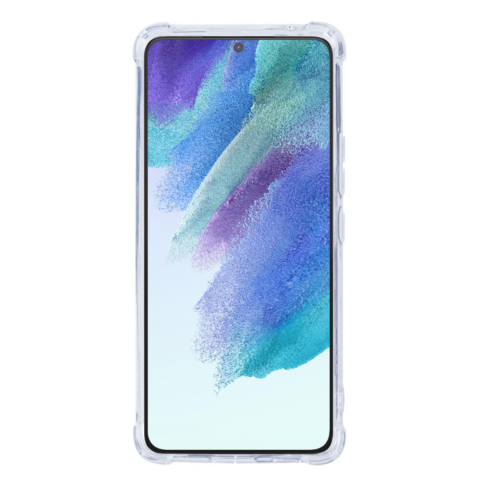 Rixus Anti-Burst Case voor Samsung Galaxy S21 FE 5G Transparant