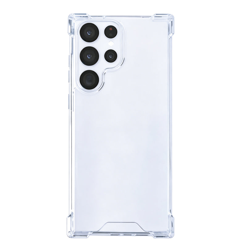 Rixus Anti-Barst Hoesje Voor Samsung Galaxy S22 Ultra 5G Transparant
