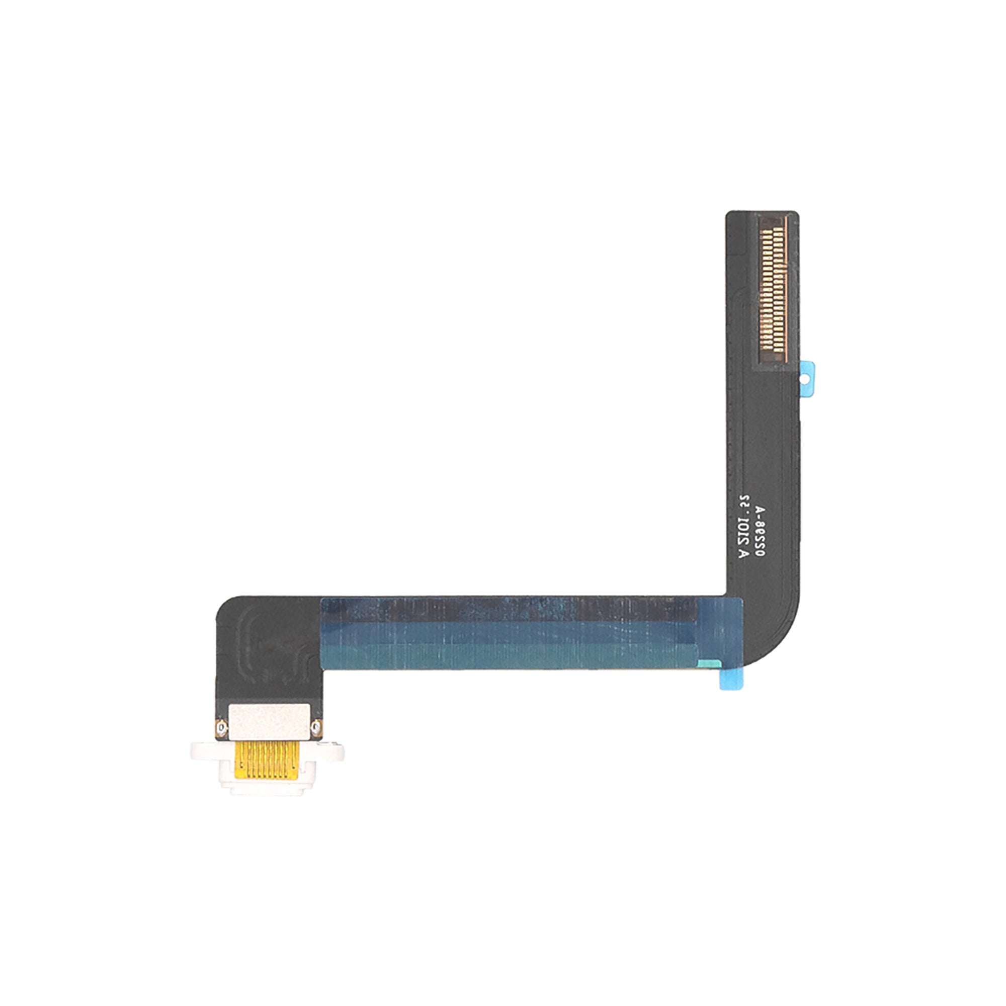 For Apple 10,2 inch (2019, 2020, 2021) Systeemoplaadkabel Wit Getrokken