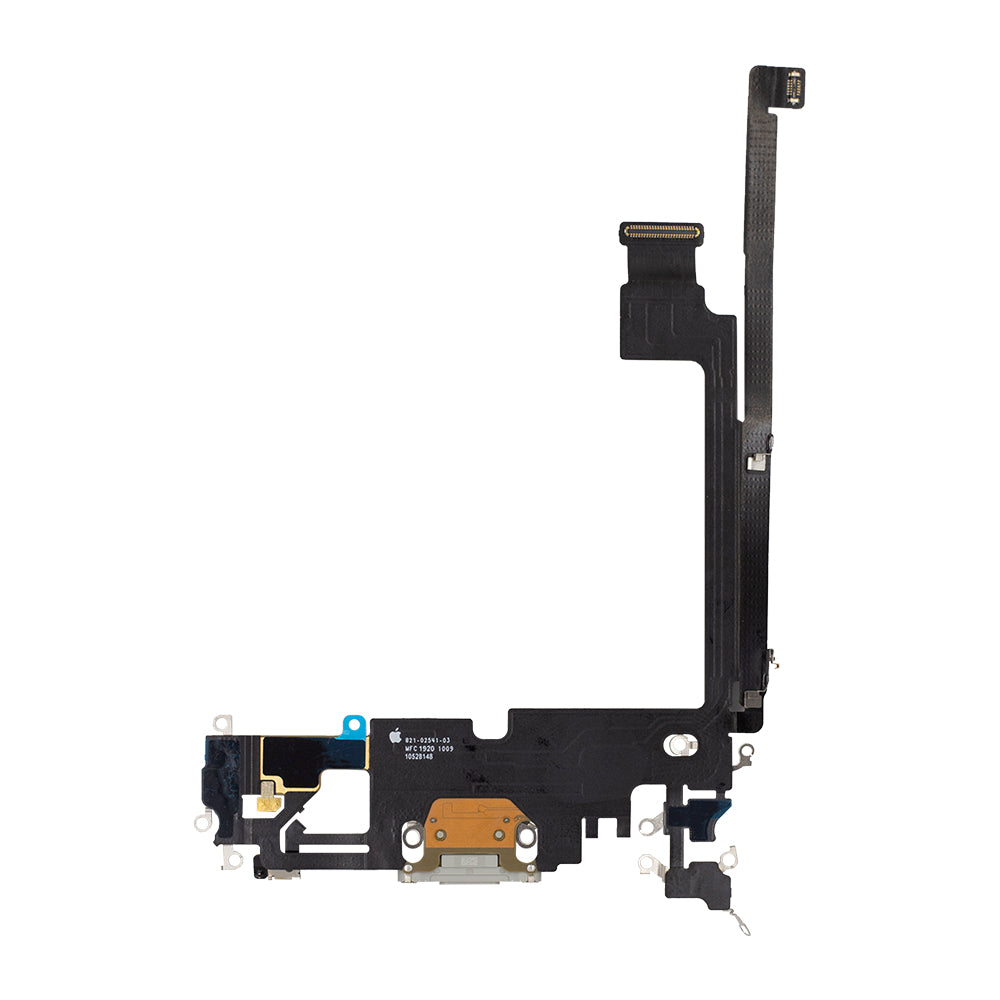 For Apple iPhone 12 Pro Max Systeem Opladen Flex Zilver Getrokken