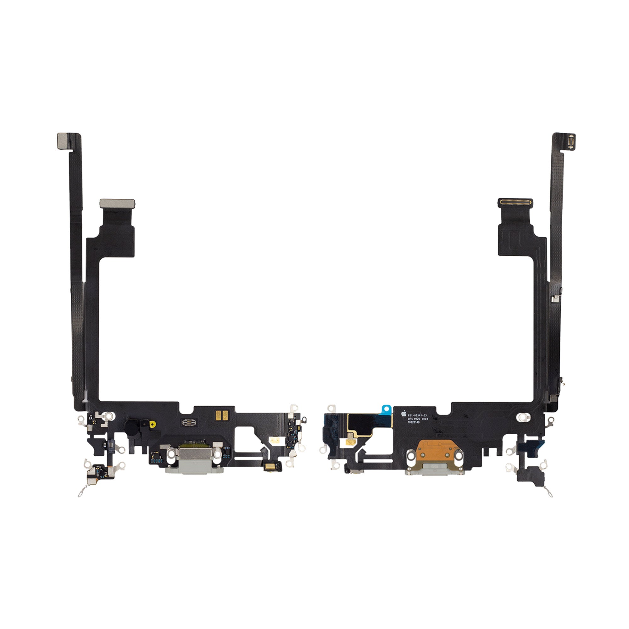 For Apple iPhone 12 Pro Max Systeem Opladen Flex Zilver Getrokken