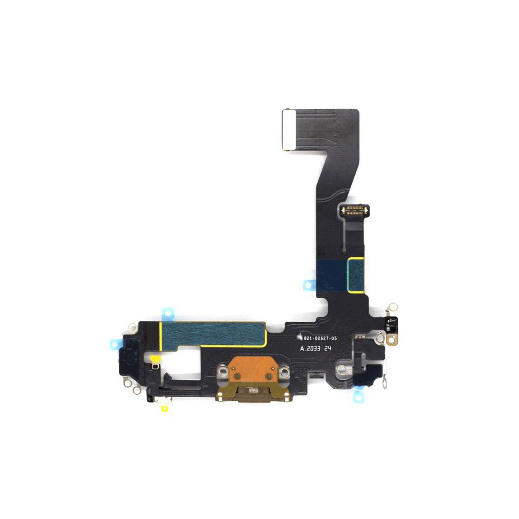 For Apple iPhone 12 Pro systeem opladen Flex goud getrokken
