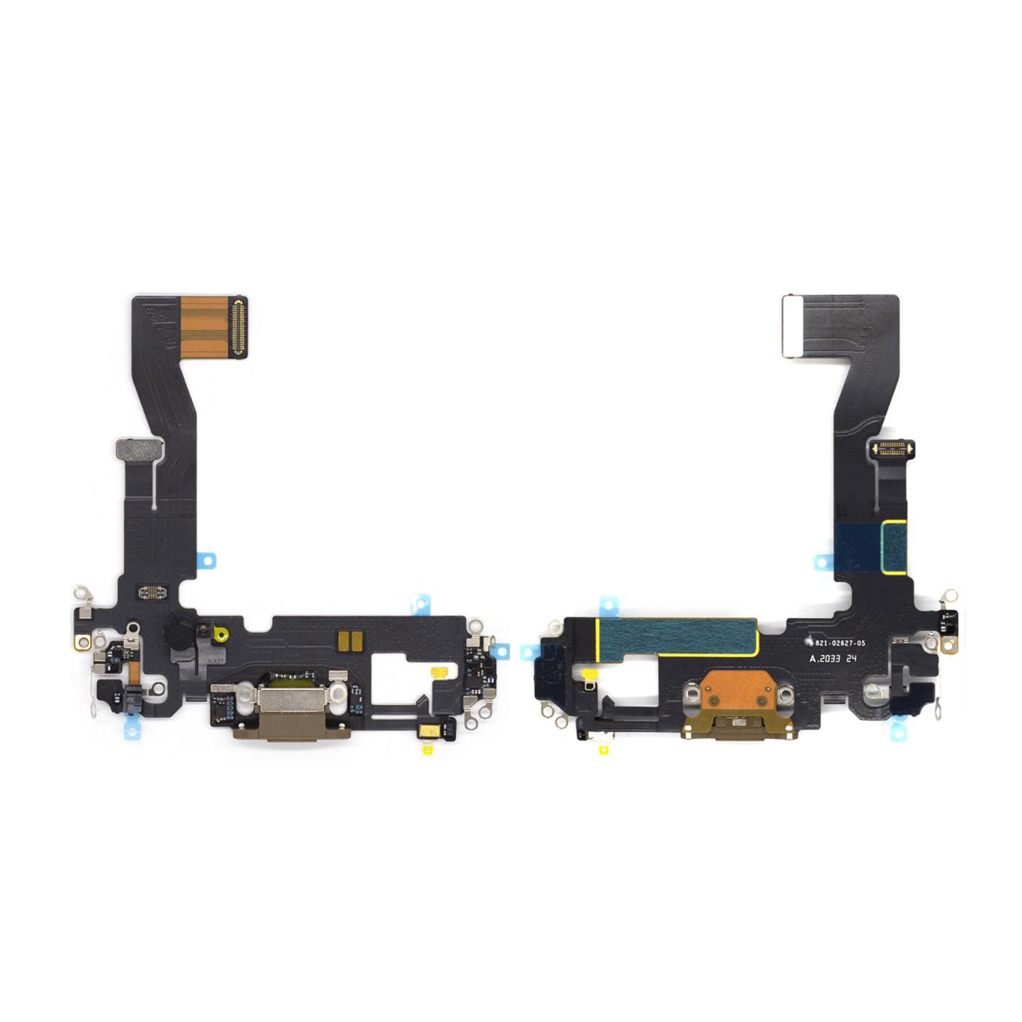 For Apple iPhone 12 Pro systeem opladen Flex goud getrokken