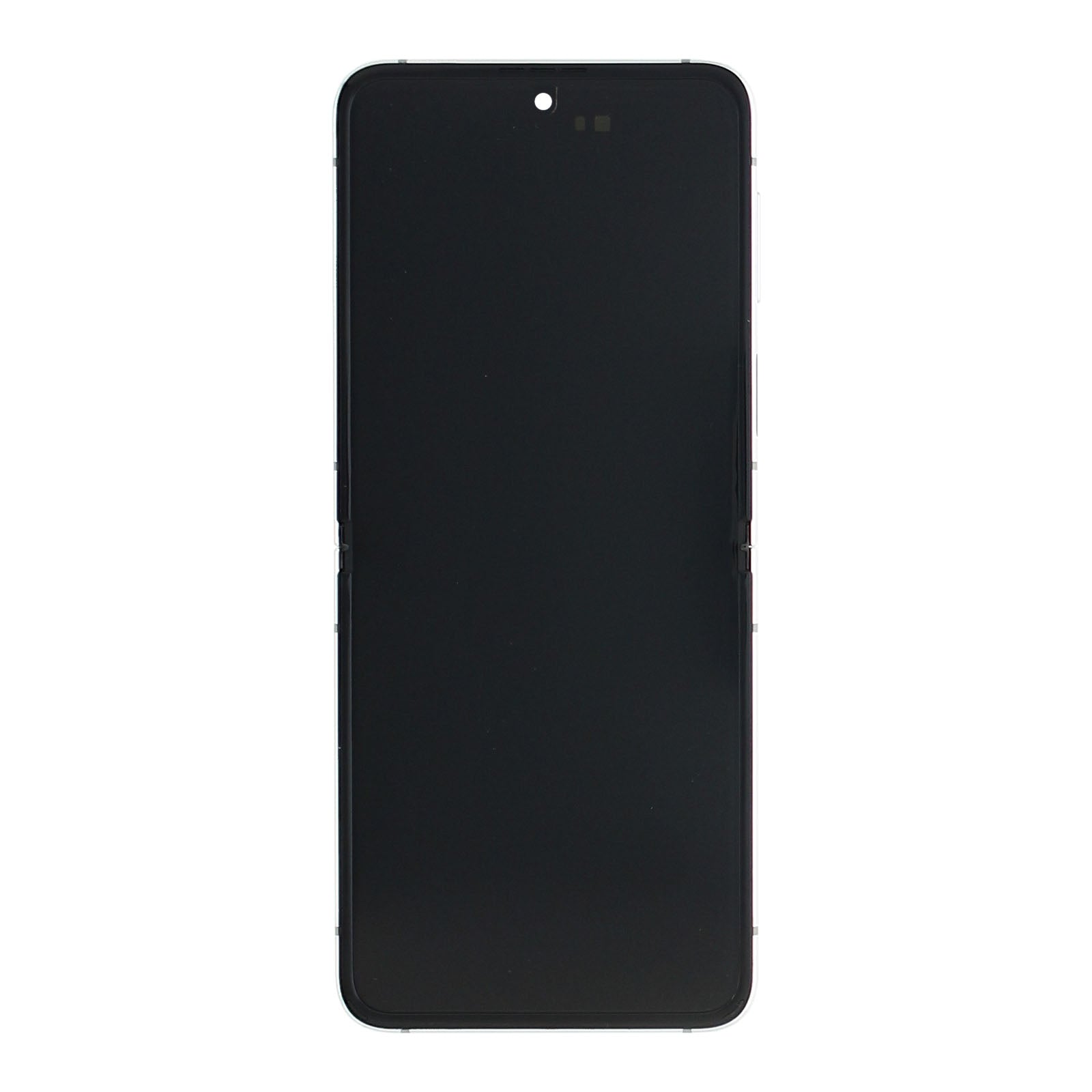 Samsung Galaxy Z Flip3 F711B Hoofdscherm en digitizer met frame Bespoke Silver Service Pack