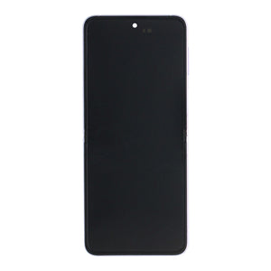 Samsung Galaxy Z Flip3 F711B Hoofdscherm en digitizer met frame Lavender Service Pack