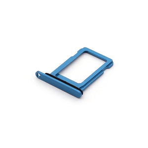 For Apple iPhone 13 Mini Sim Houder Blauw Getrokken