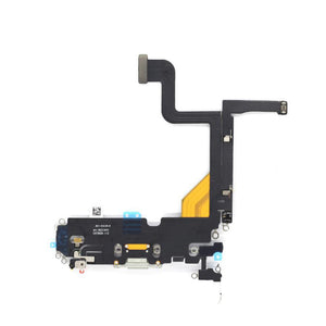 For Apple iPhone 13 Pro Systeem Opladen Flex Zilver Getrokken