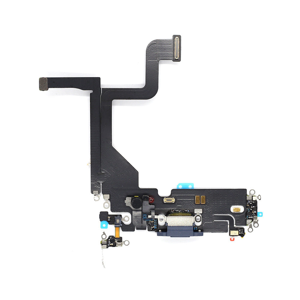 For Apple iPhone 13 Pro Systeem Opladen Flex Sierra Blauw Getrokken