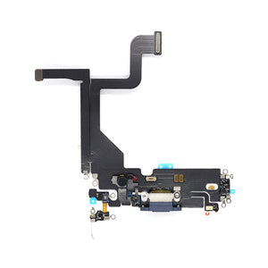 For Apple iPhone 13 Pro Systeem Opladen Flex Sierra Blauw Getrokken