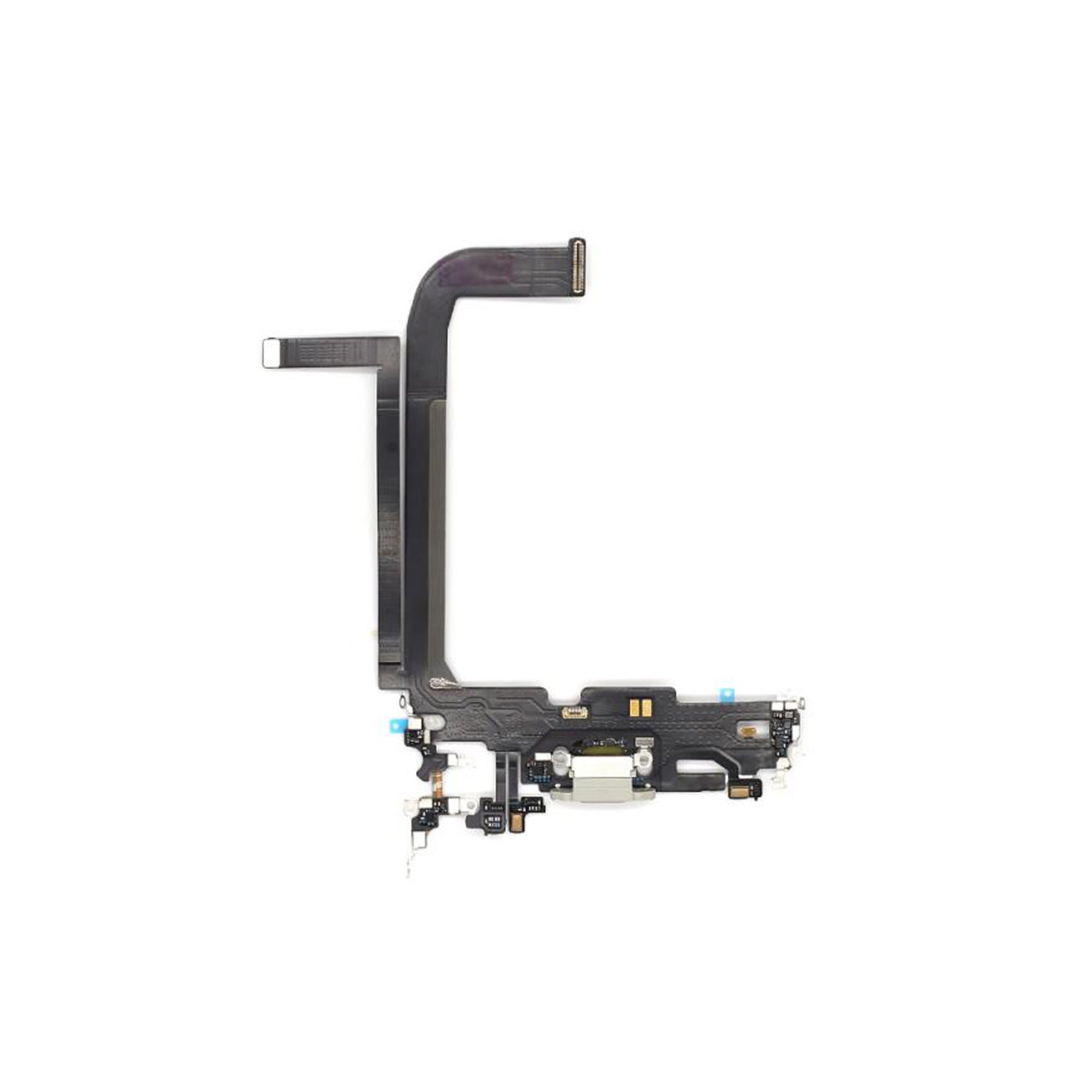 For Apple iPhone 13 Pro Max Systeem Opladen Flex Zilver Getrokken