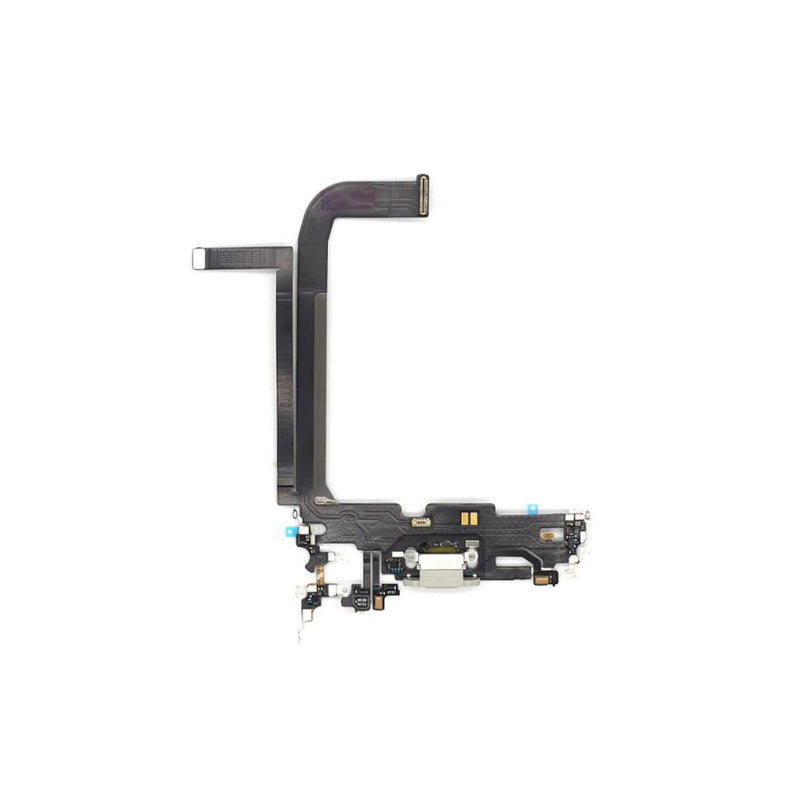 For Apple iPhone 13 Pro Max Systeem Opladen Flex Zilver Getrokken