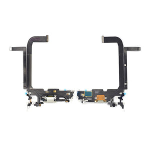For Apple iPhone 13 Pro Max Systeem Opladen Flex Zilver Getrokken